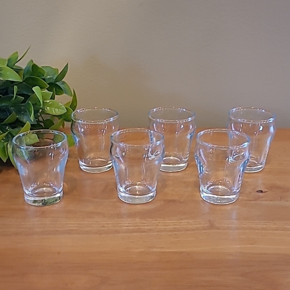 PERFECT ENTERTAINING BARWARE Clear Glass Shot Glasses, Set Of 6